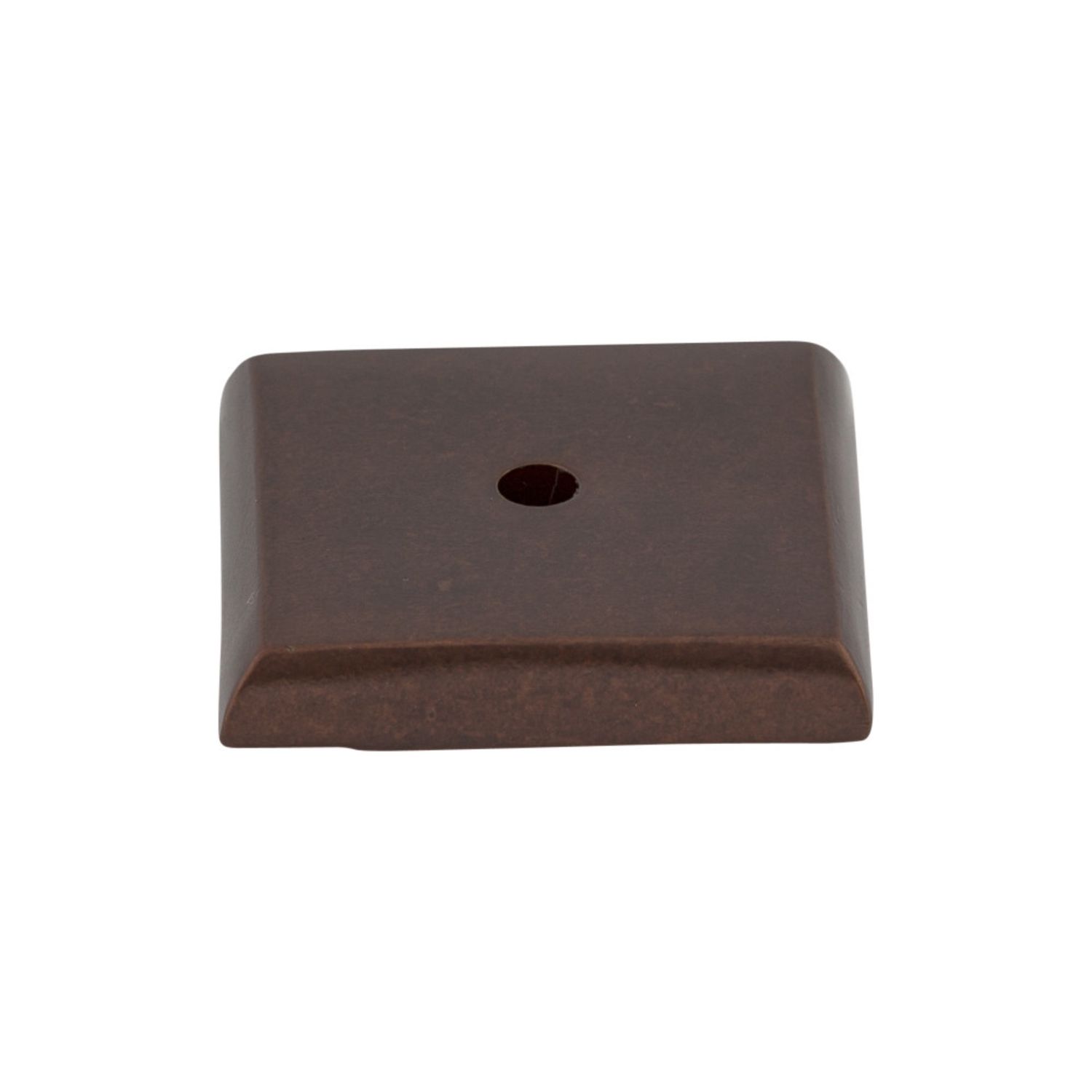 Top Knobs M1453 Aspen Square Backplate 1 1/4 Inch Mahogany Bronze