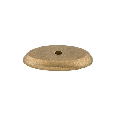 Top Knobs M1436 Aspen Oval Backplate 1 1/2 Inch Light Bronze