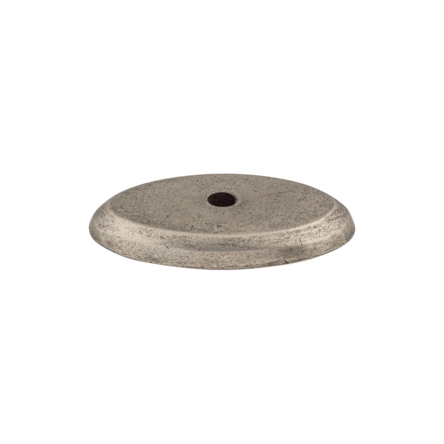 Top Knobs M1435 Aspen Oval Backplate 1 1/2 Inch Silicon Bronze Light