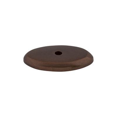 Top Knobs M1438 Aspen Oval Backplate 1 1/2 Inch Mahogany Bronze