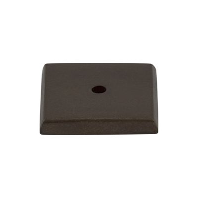Top Knobs M1452 Aspen Square Backplate 1 1/4 Inch Medium Bronze