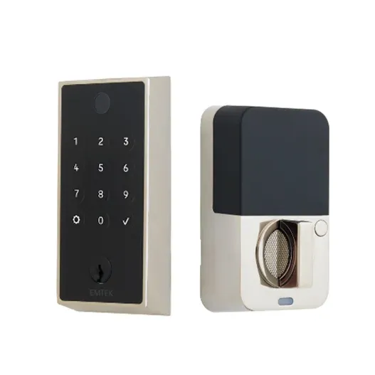 Emtek EMP23231US14 EMPowered 2 Touch, Keyed, Bluetooth &amp; Wi-Fi, Deadbolt, US14