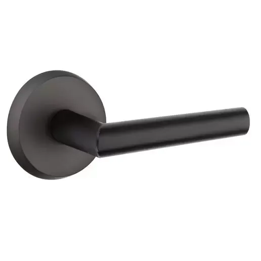Emtek 7106MARH Passage, #2 Rosette, Mariposa Lever, RH, Colour: FB-Flat Black