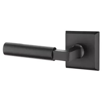 Emtek 7211BRLH Privacy, #6 Rosette, Bryce Lever, LH
