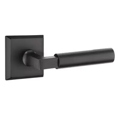 Emtek 7211brrh Privacy, #6 Rosette, Bryce Lever, RH