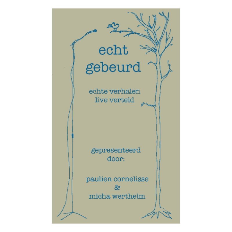 Echt gebeurd Luisterboek, gesigneerd