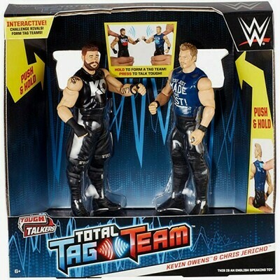 TOTAL TAG TEAM W LUCHADORES KEVIN OWENS & CHRIS JERICO