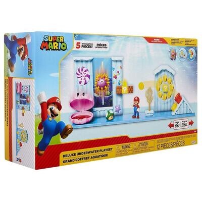 DELUXE UNDERWATER PLAYSET SUPER MARIO