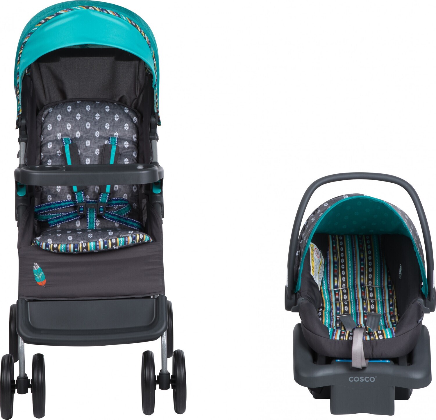 CARRUAJE 3 EN 1 BABIDEAL BLOOM TRAVEL SYSTEM