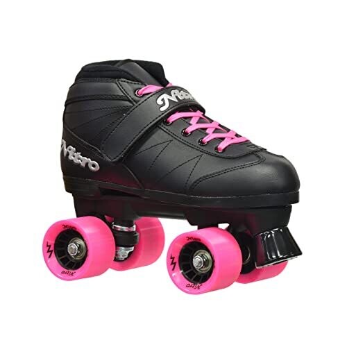 PATINES EPIC SUPER NITRO ROSADOS QUAD SPEED ROLLER