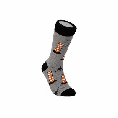 Construction Cones Socks | One Size Fits Most