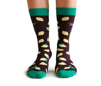 Slightly Sour Lemon Socks | M Size