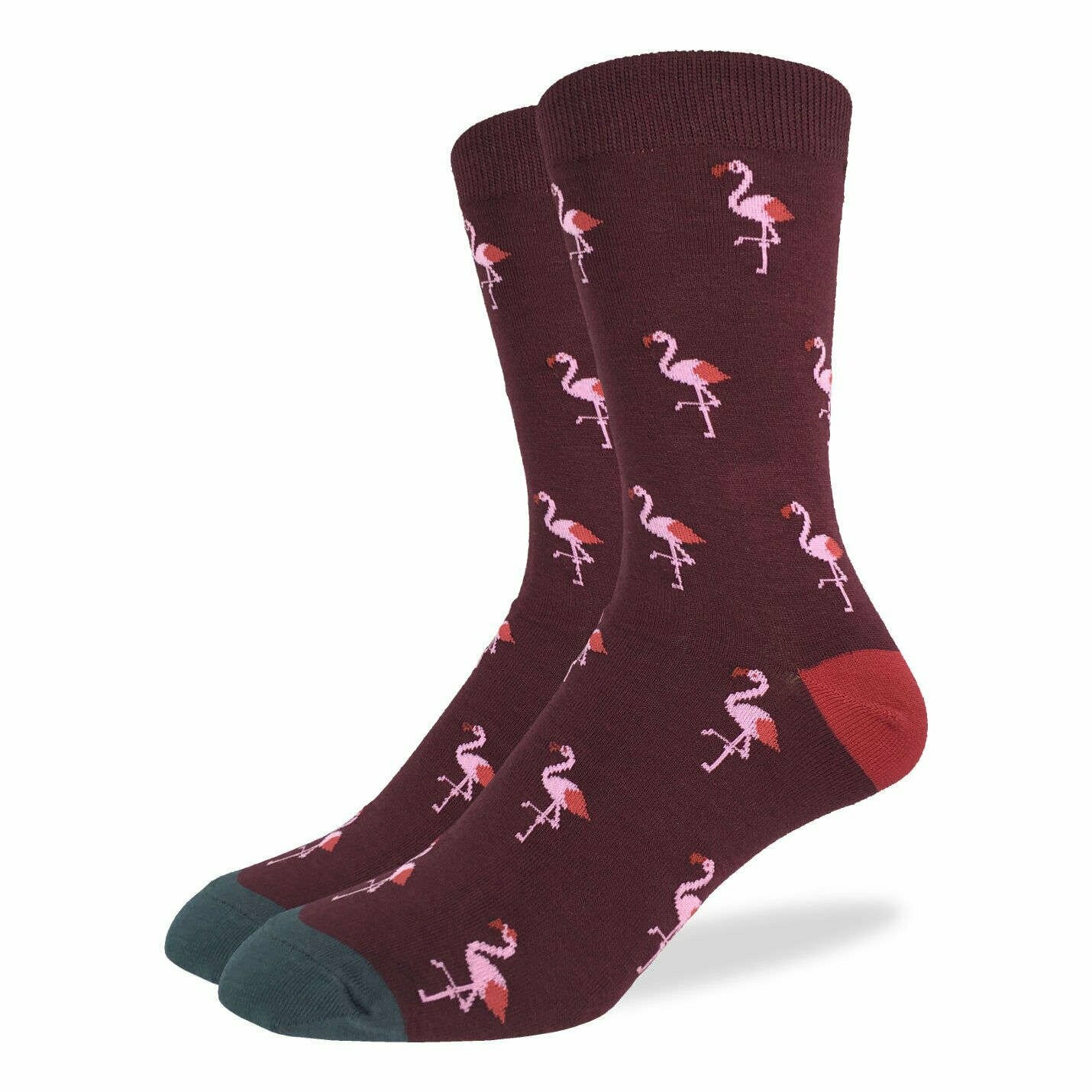 Flamingo Party socks | M/L/XL adult sizes | Good Luck Sock