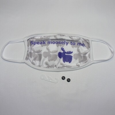 Speak Moosely To Me Face Mask