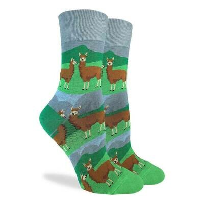 Prairie Llama Socks | M Adult Size