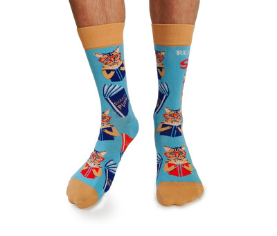 Reading is S*xy Cat Socks | L Size