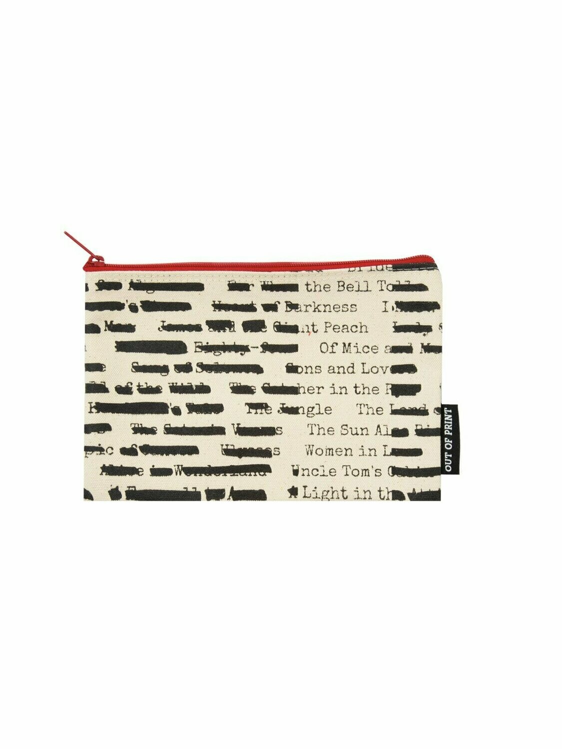 Banned Books canvas literary pouch