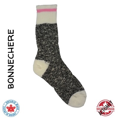 Bonnechere Cotton Cabin Socks Pink 2-pair pack