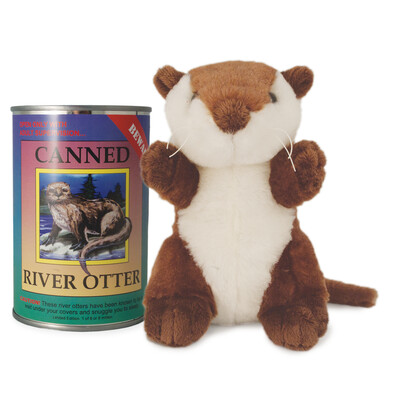 6" Canned River Otter