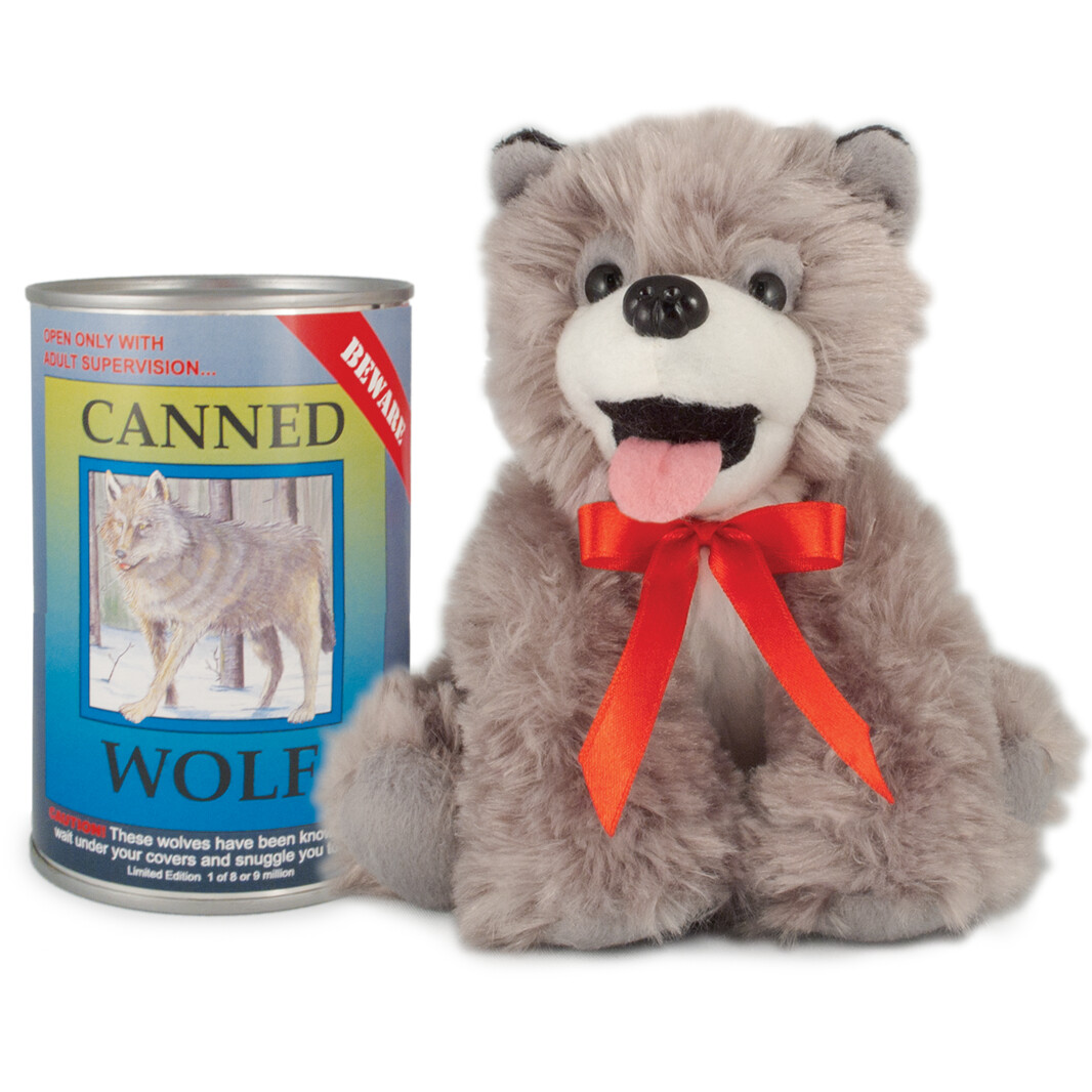6" Canned Wolf