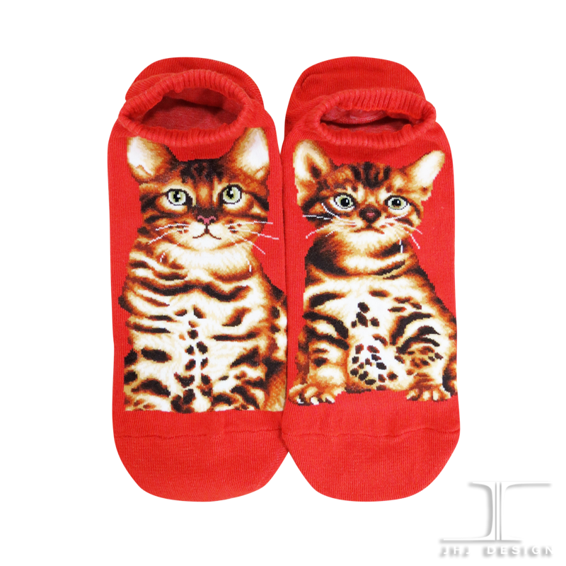 Cats - Bengal Ankle Socks
