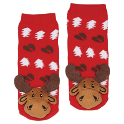 Moose Plush socks