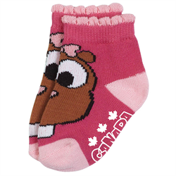 Pink Beaver socks