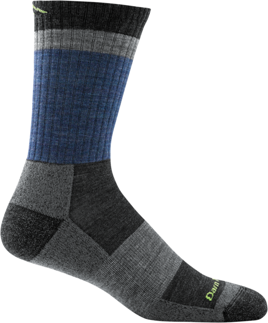 Men&#39;s/Unisex 1924 Heady Stripe Micro Crew Lightweight Cushion Hiking Sock