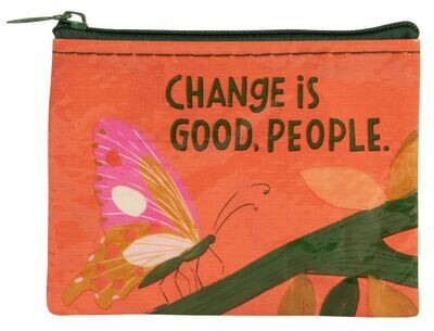 Change is good, people coin purse