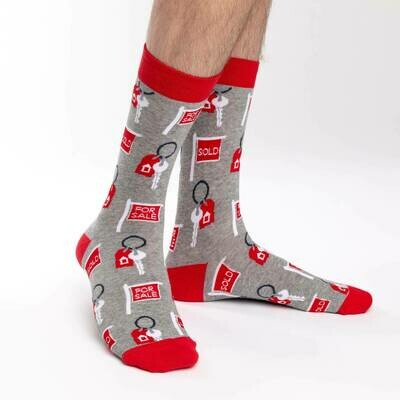 Real Estate Socks | M & L Sizes