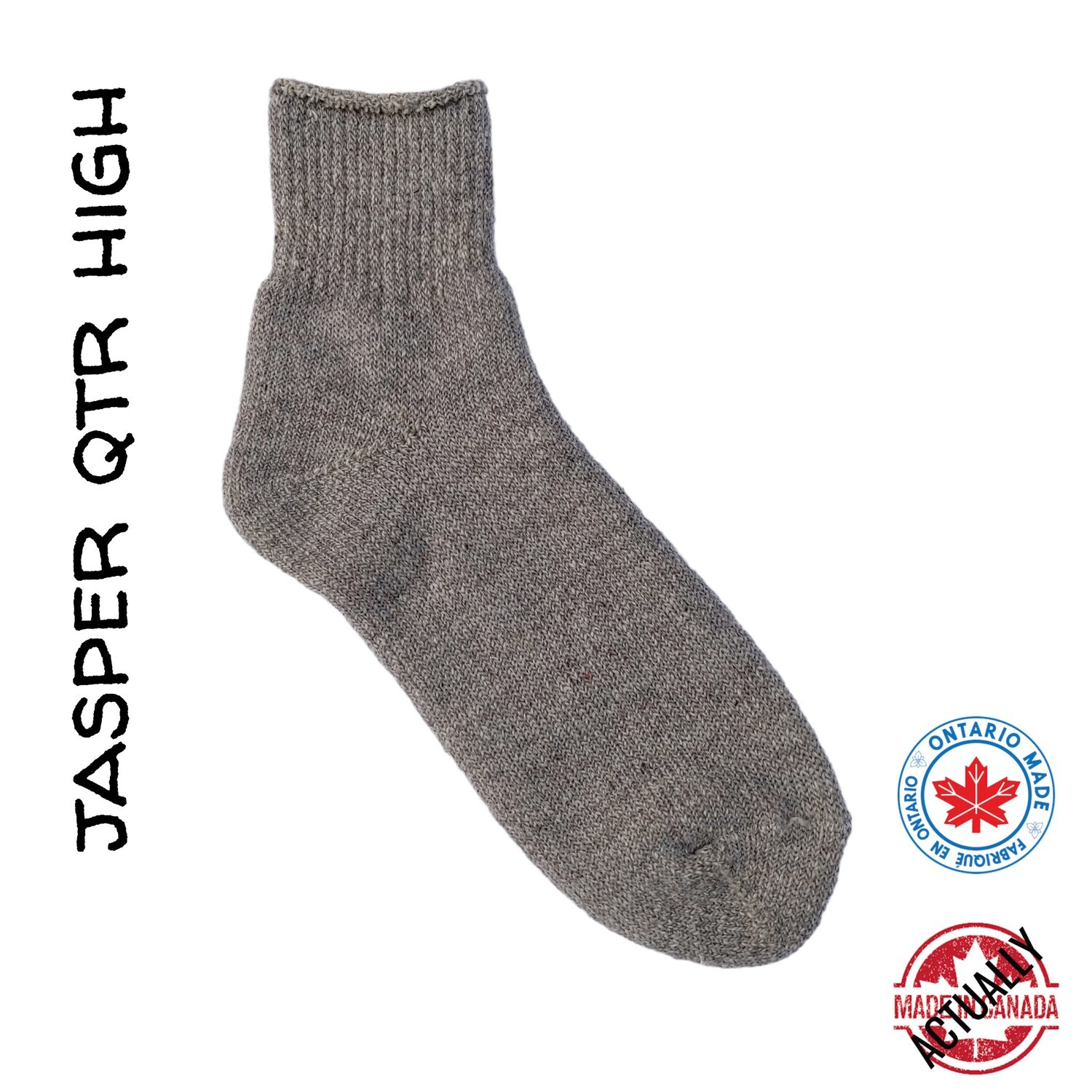 Jasper Wool Slipper Sock Actually Made in Canada