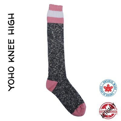 Yoho Cotton Knee High Sock - Pink