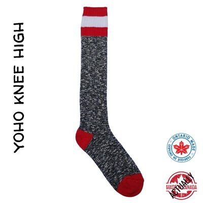 Yoho Cotton Knee High Sock - Red