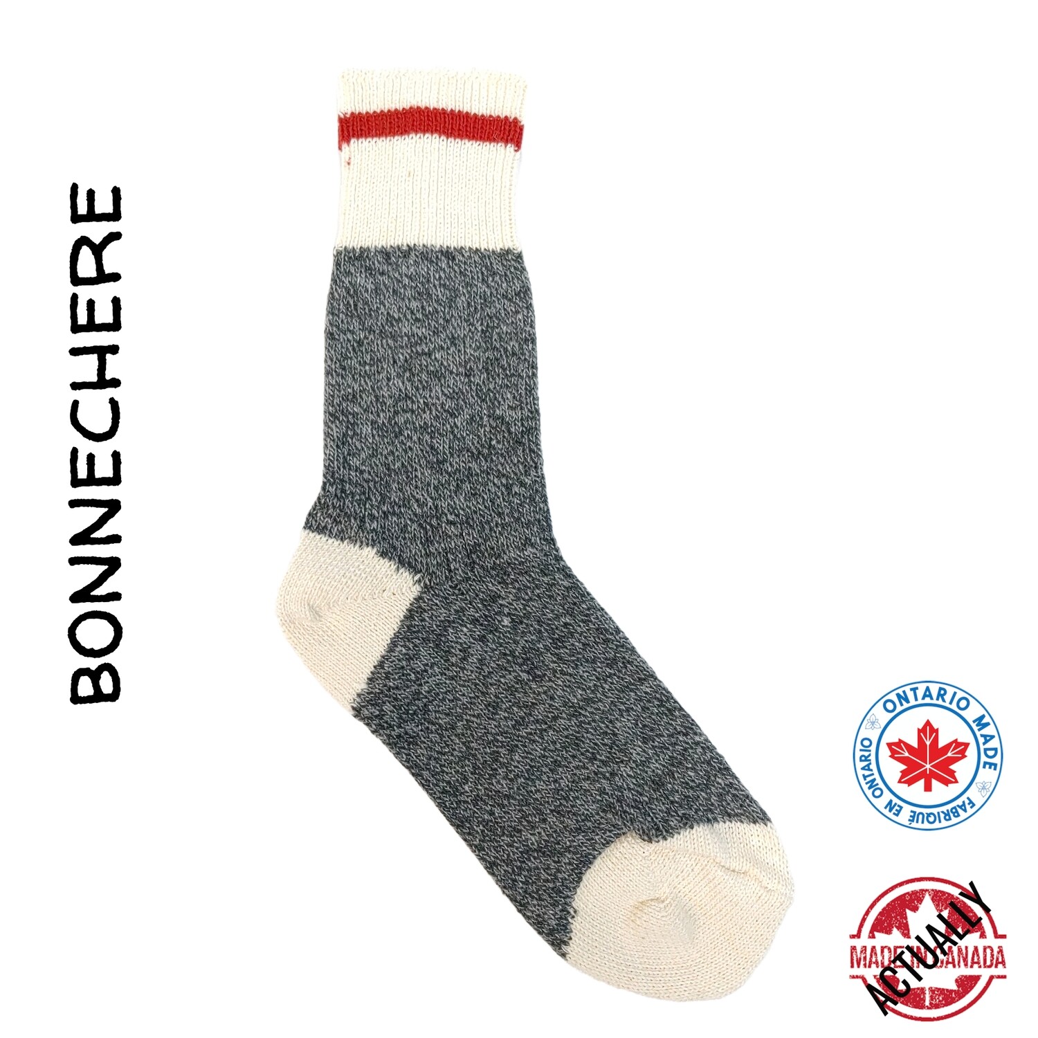 Bonnechere Cabin Socks Red 2-pair pack, Size: S, Colour: Red
