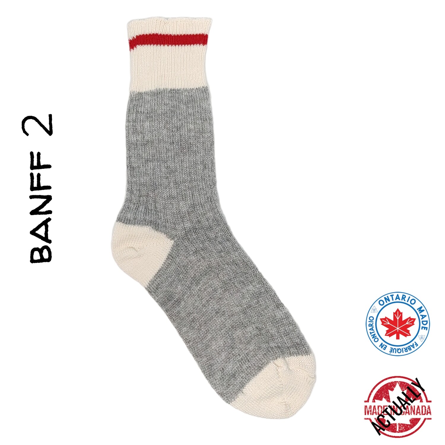 Banff 2 Wool Cabin Socks 2-pair pack
