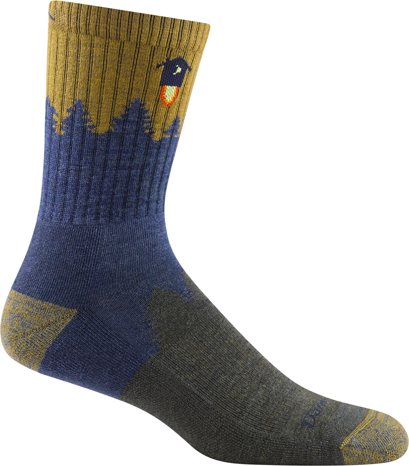 Men's/Unisex 1974 Number 2 Micro Crew Midweight Cushion Hiking Sock