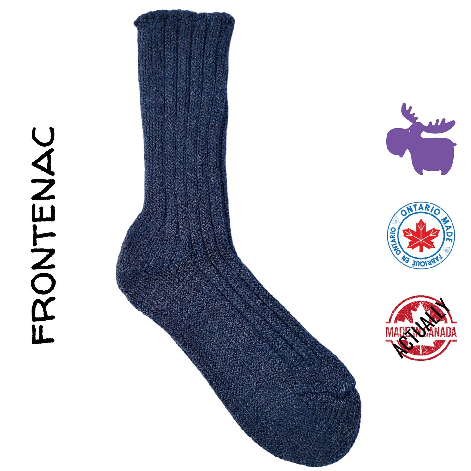 Frontenac Wool/Cotton Boot Sock