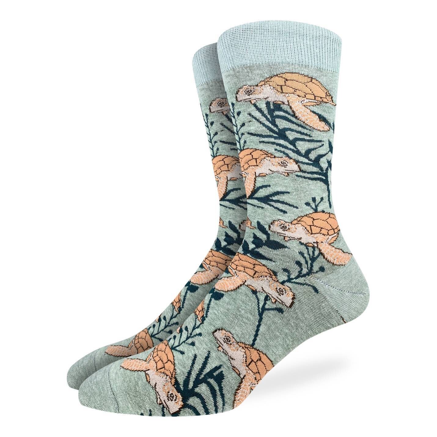 Sea Turtle socks | M/L adult sizes | Good Luck Sock