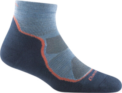 Women&#39;s 1987 Light Hiker Quarter High Lightweight Cushion Hiking Sock