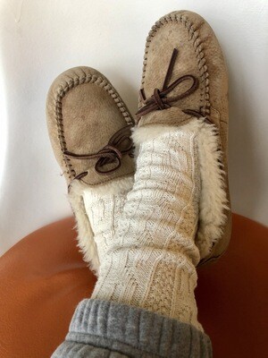 Killarney Cable Knit Crew Sock in 12 colors