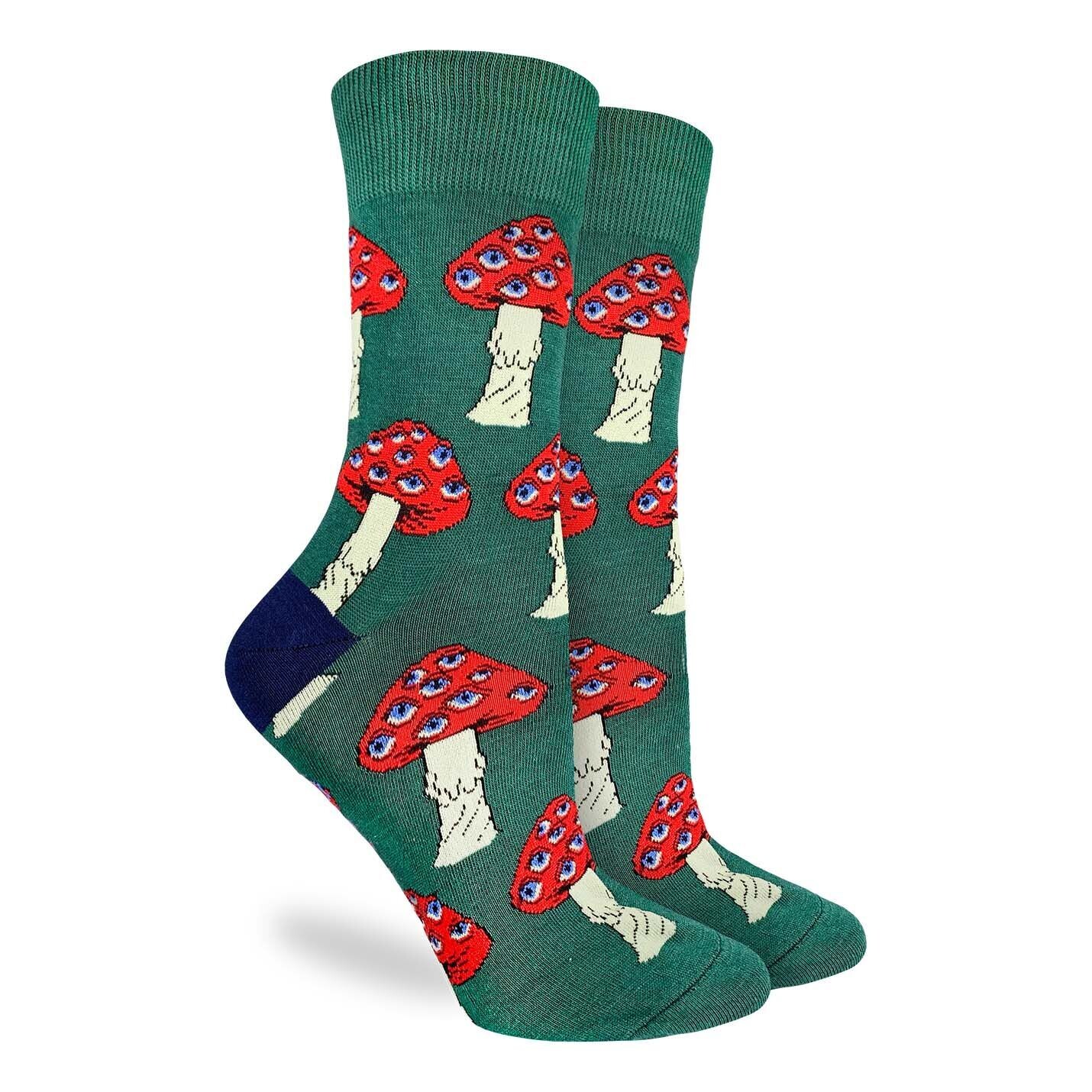 Magic Mushrooms Socks | M Adult Size, Size: M