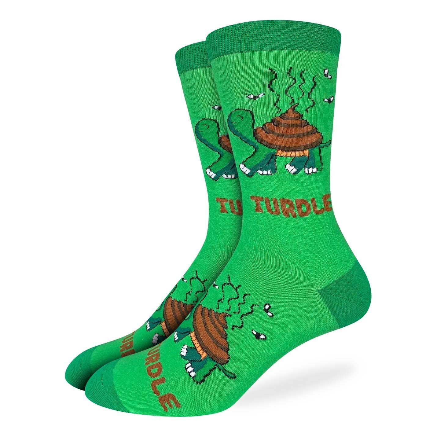 Turdle Turtle socks | M/L adult sizes | Good Luck Sock