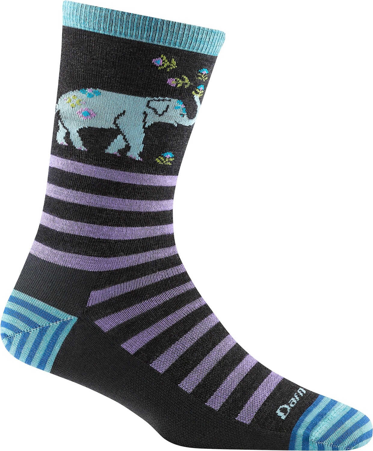 Women's 6037 Animal Haus Crew Lightweight Lifestyle Sock