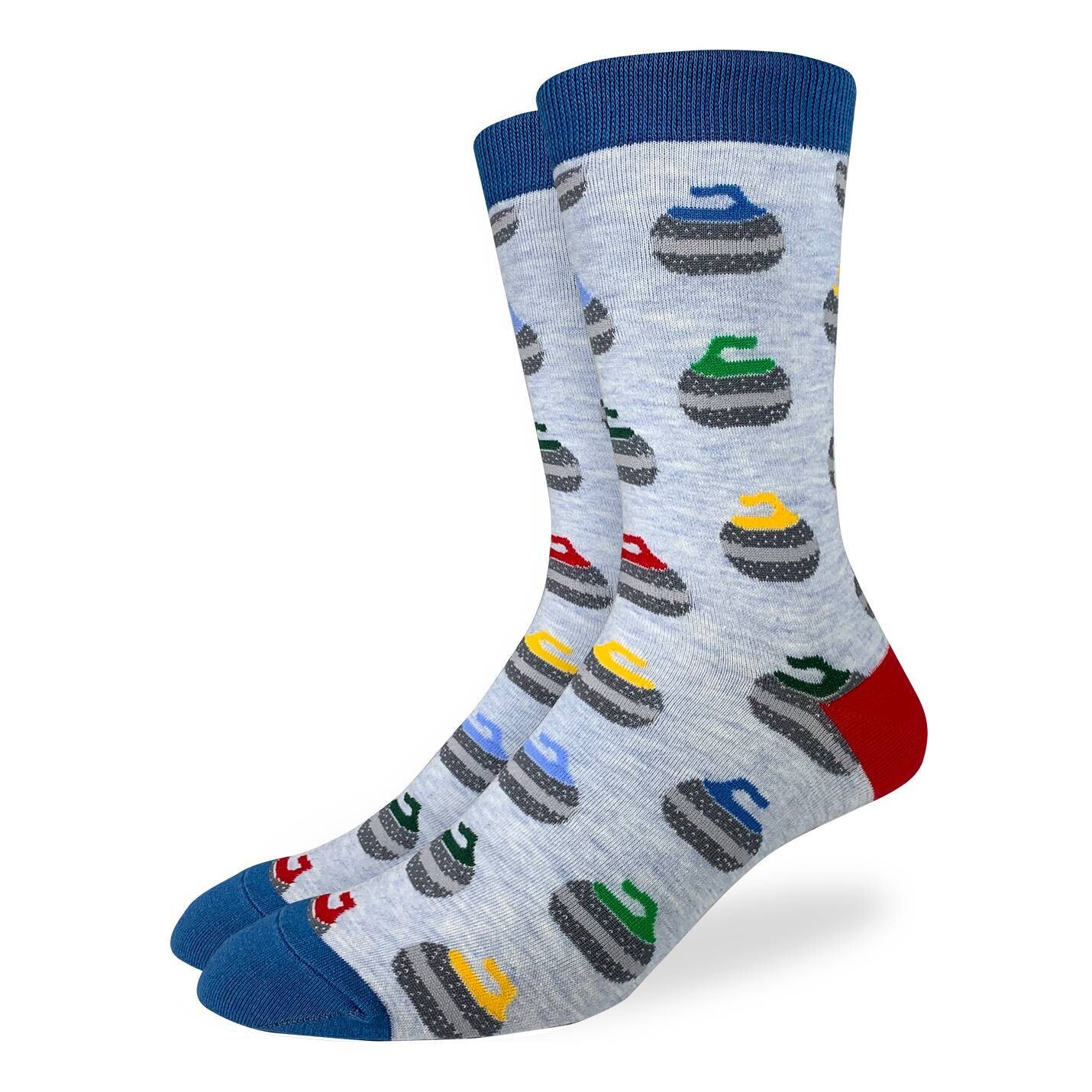 Curling Stones socks | M/L adult sizes | Good Luck Sock