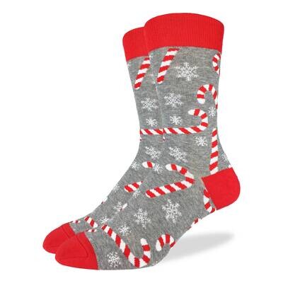 Candy Cane socks | L adult size | Good Luck Sock