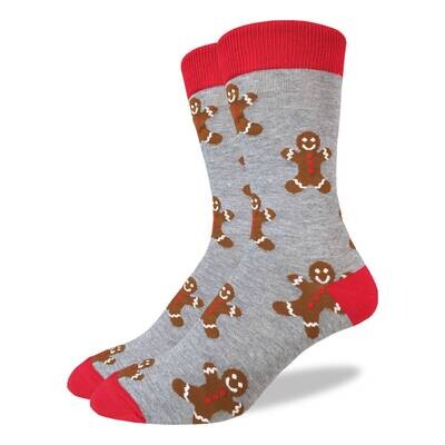 Gingerbread Men socks | L adult size | Good Luck Sock