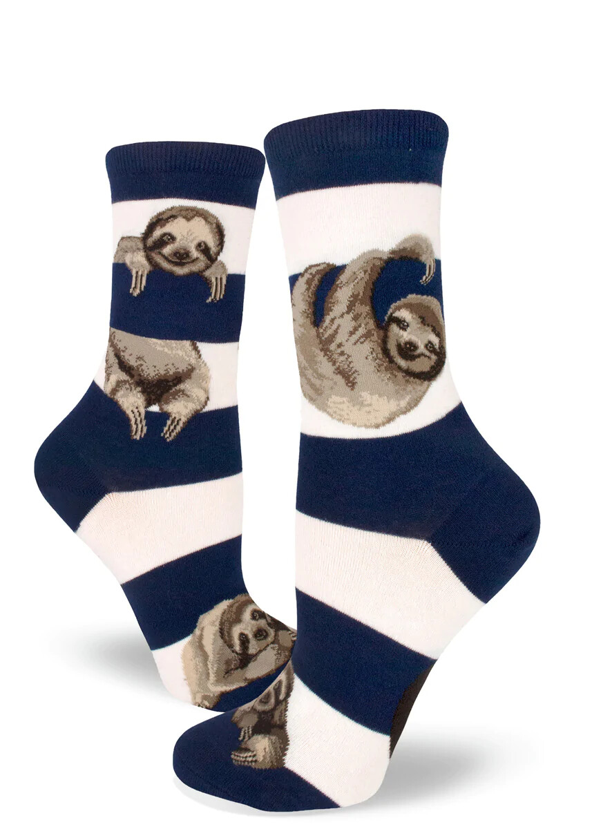 Sloth crew socks | M adult size | ModSocks