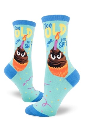 Crappy Birthday crew socks | M adult size | ModSocks