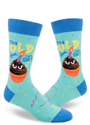 Crappy Birthday crew socks | L adult size | ModSocks