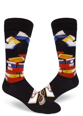 Bibliophile crew socks | L adult size | ModSocks